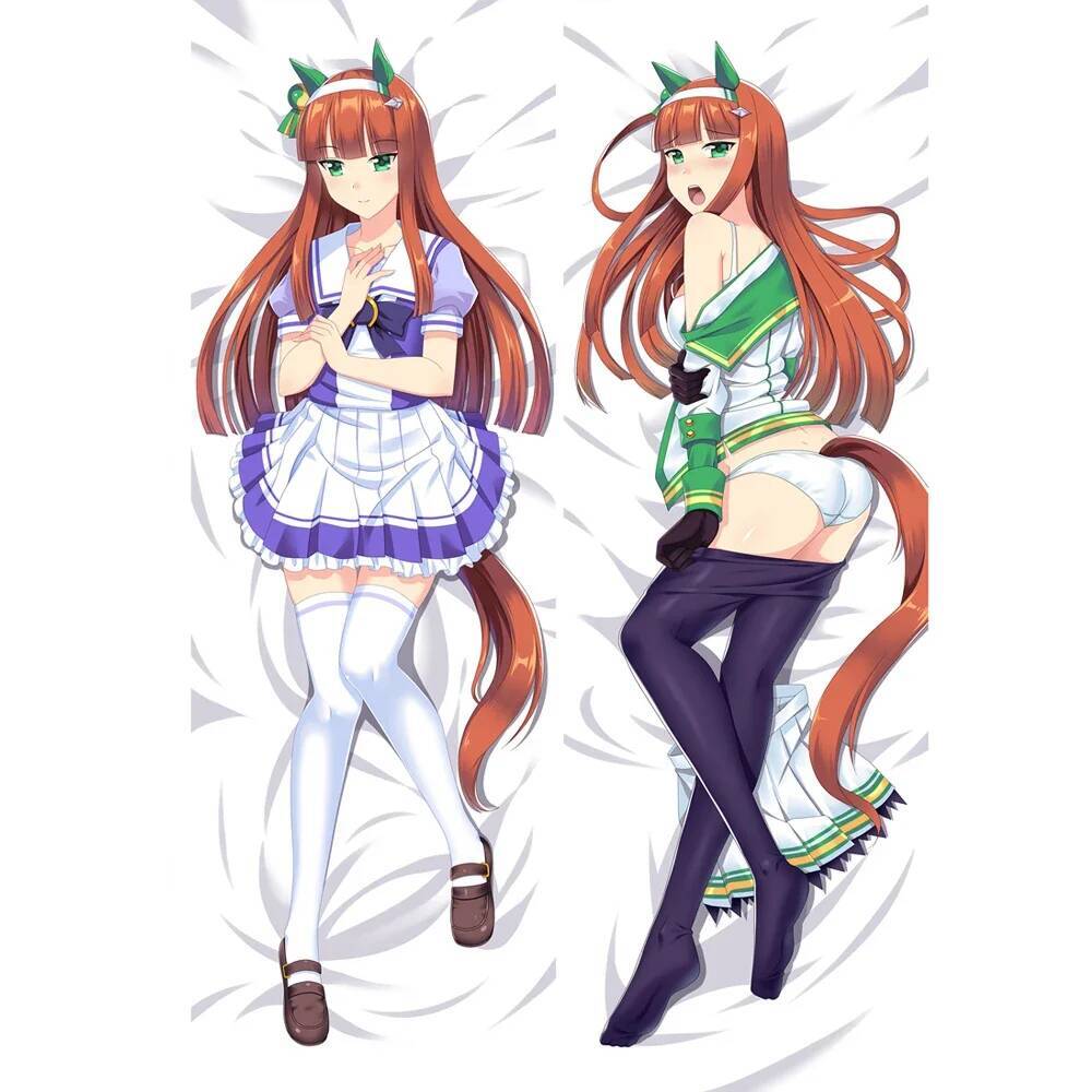 Decorative Throw Pillow - Anime Pretty Derby Silence Suzuka Dakimakura