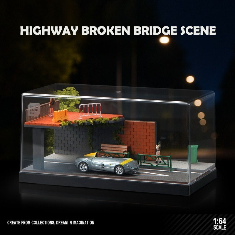 Home Decor Collection - Simulation Miniature Scene of Street Corner