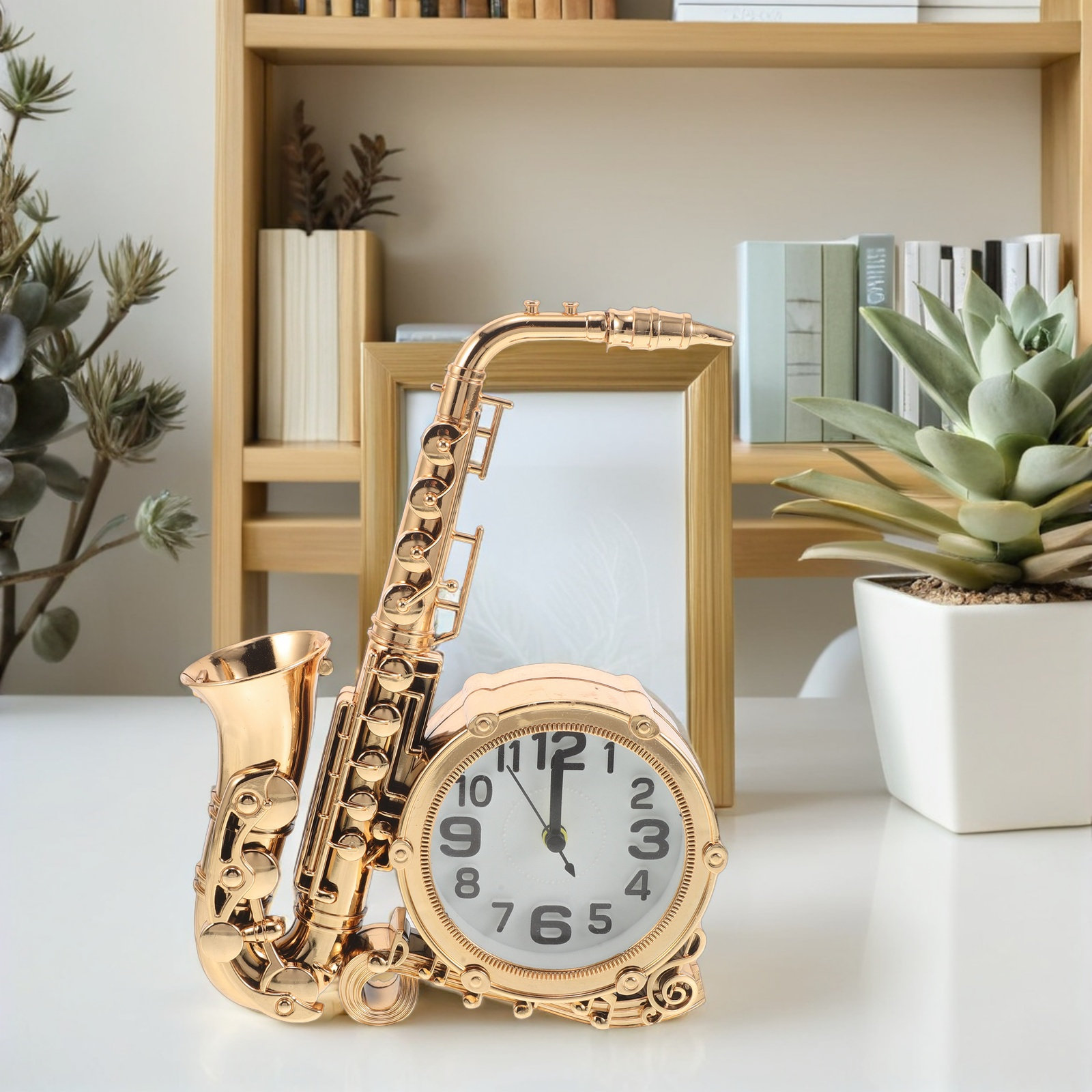 Vintage Alarm Clock - Vintage Saxophone Alarm Clock Retro European