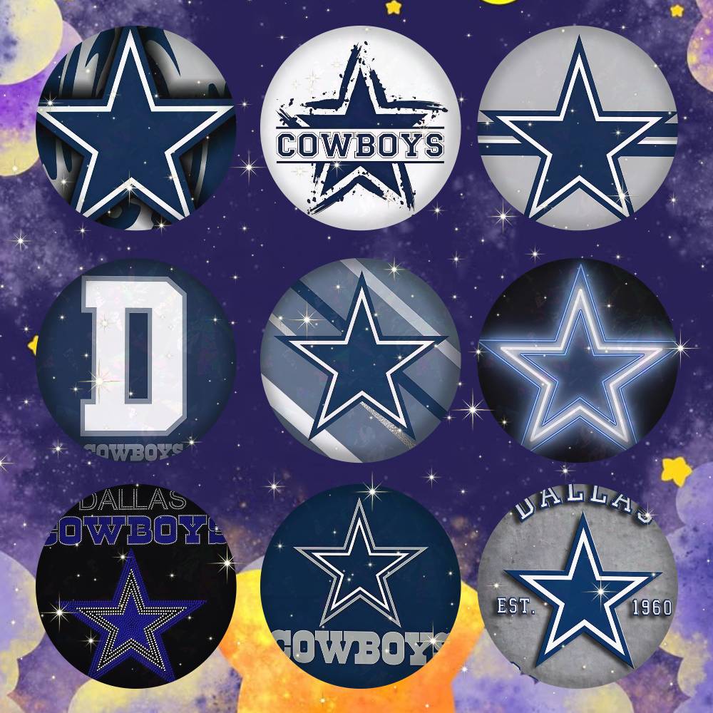 Home Decor Dallas - D-dallas cowboys-S Tinplate Brooch Figure Icon
