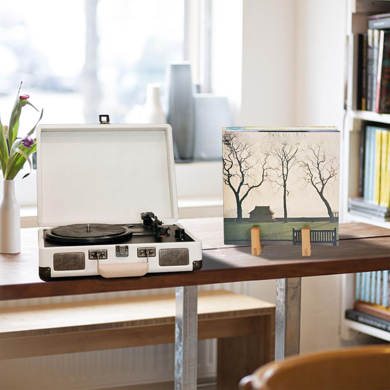 Home Decor Collection - Record Holder Classic Solid Wood Home