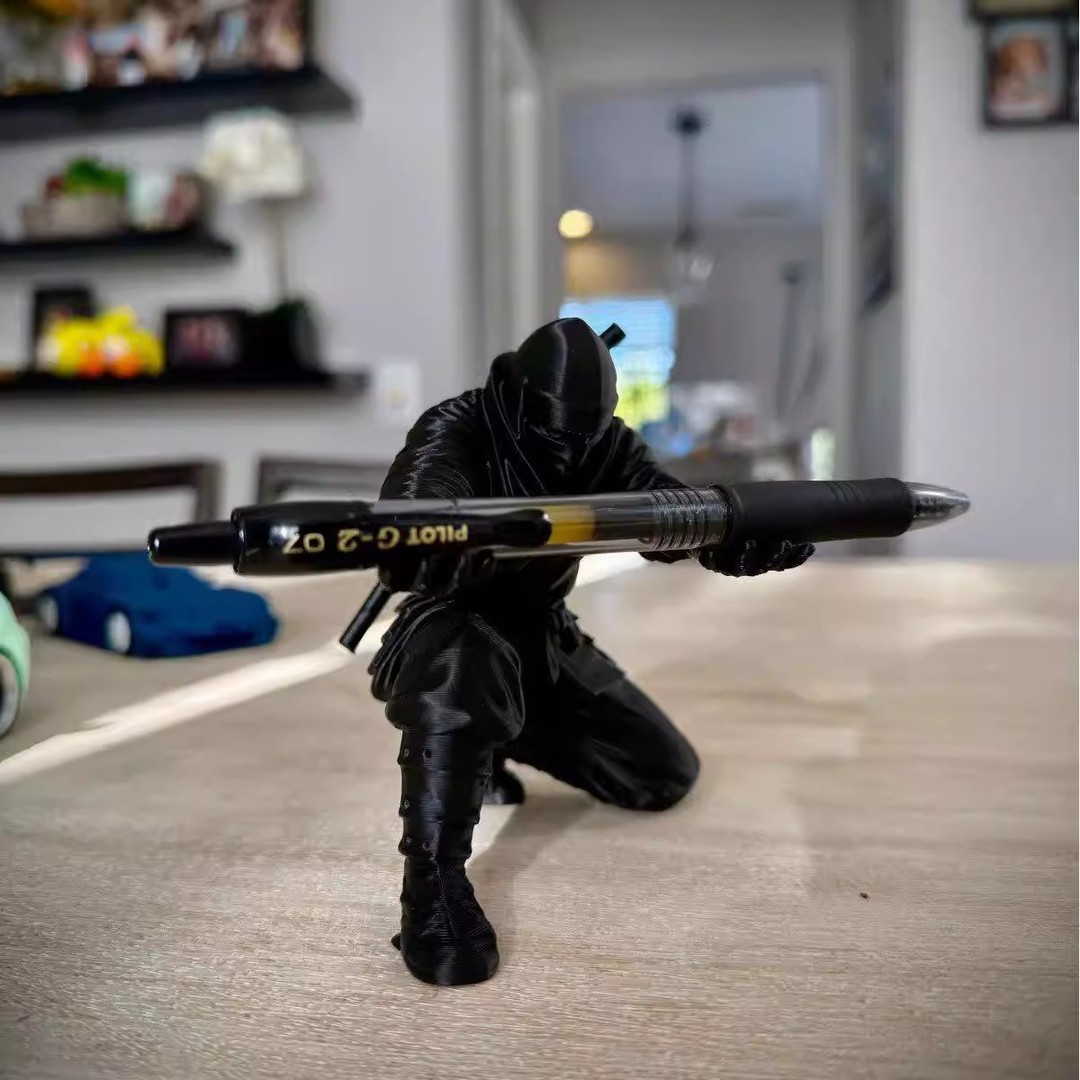 Home Decor Collection - 3d‑Printed Ninja Pen Holder Creative Desktop