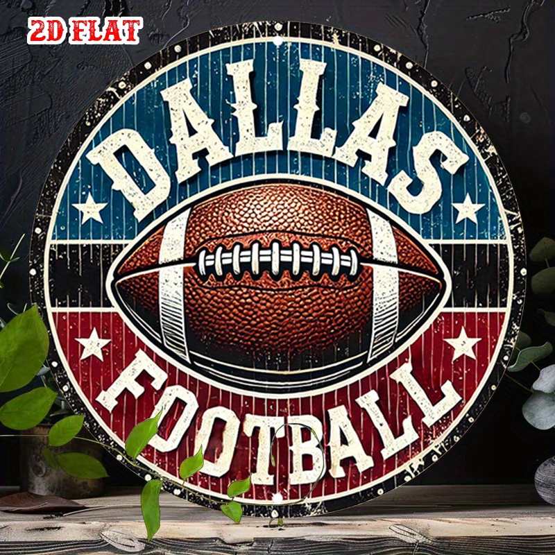 2D Flat, 1pc Dallas Football R - Home Decor Dallas 评论和价格