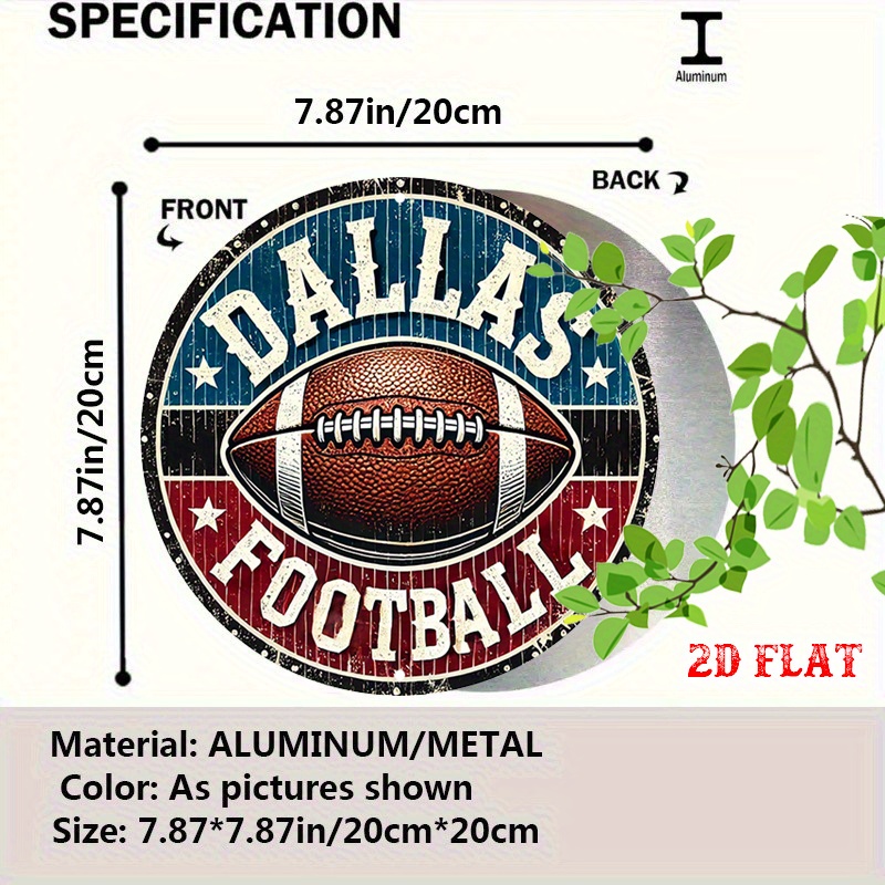 2D Flat, 1pc Dallas Football R - Home Decor Dallas 评论和价格