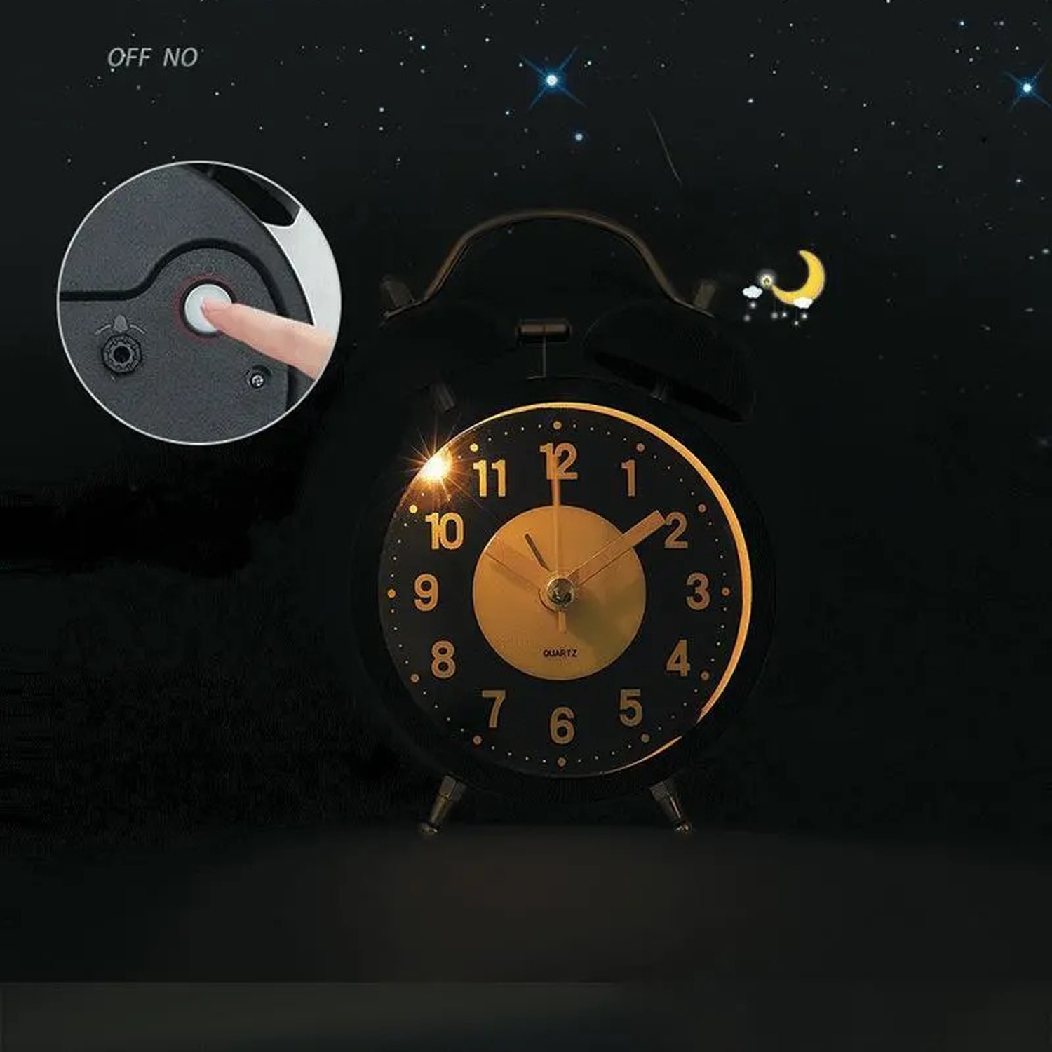 Retro Metal Twin Bell Alarm Cl - Vintage Alarm Clock 评论和价格