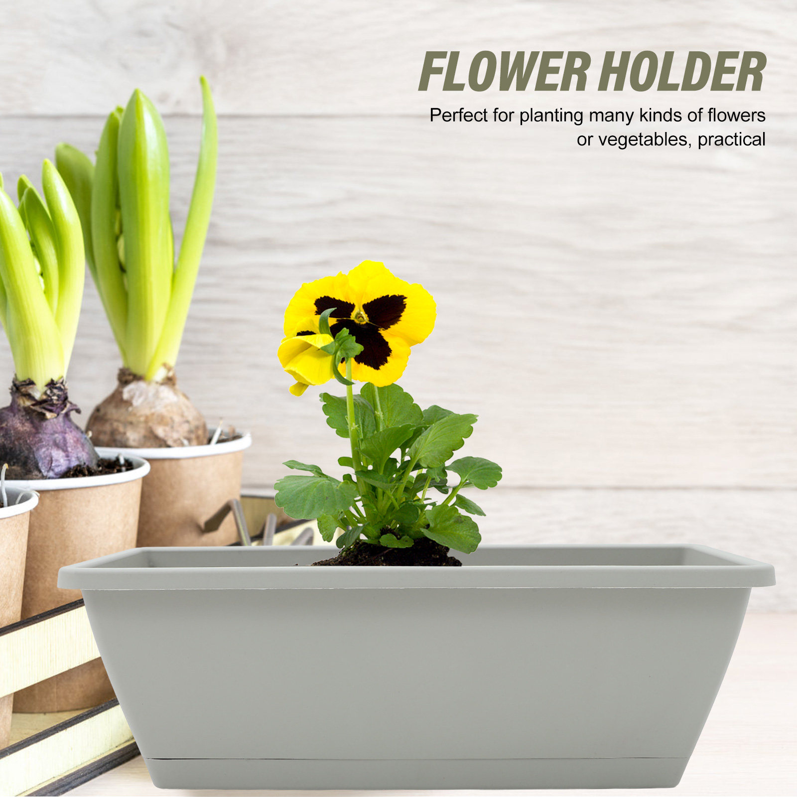 4Sets Windowsill Planter Box V - Succulent Planter Pot 评论和价格