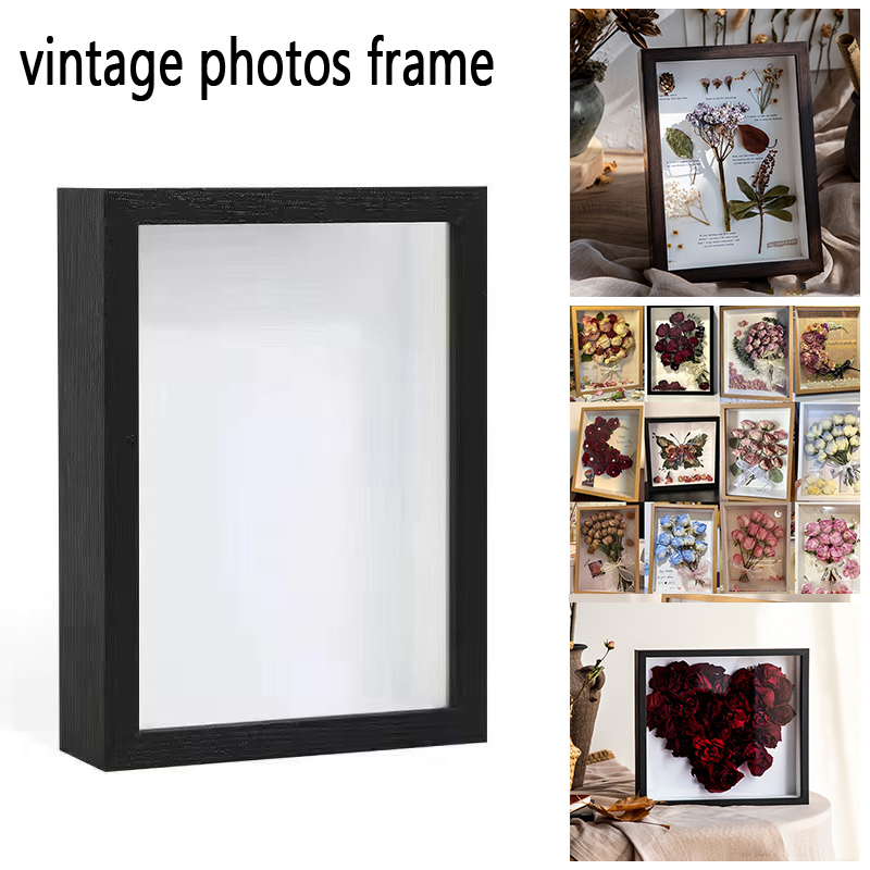 Stereo Hollow 3cm Solid Wood D - Bamboo Photo Frame 评论和价格