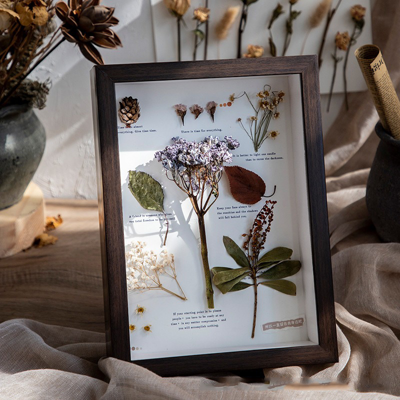 Stereo Hollow 3cm Solid Wood D - Bamboo Photo Frame 评论和价格
