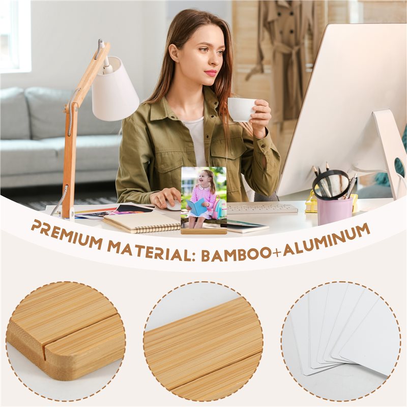Must Have 6 Pack Sublimation P - Bamboo Photo Frame 评论和价格