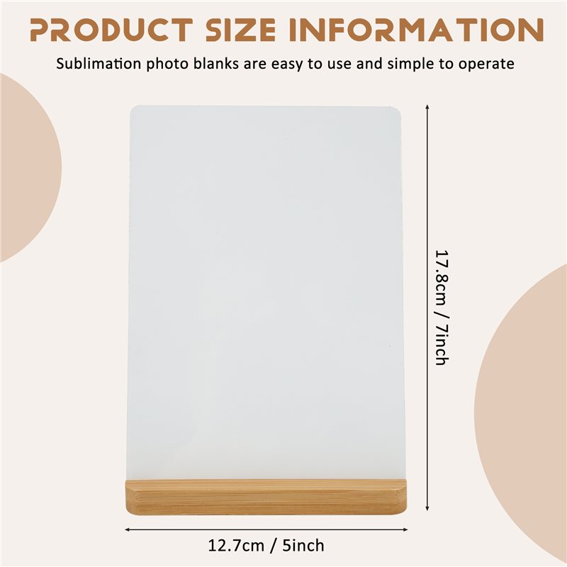 Must Have 6 Pack Sublimation P - Bamboo Photo Frame 评论和价格