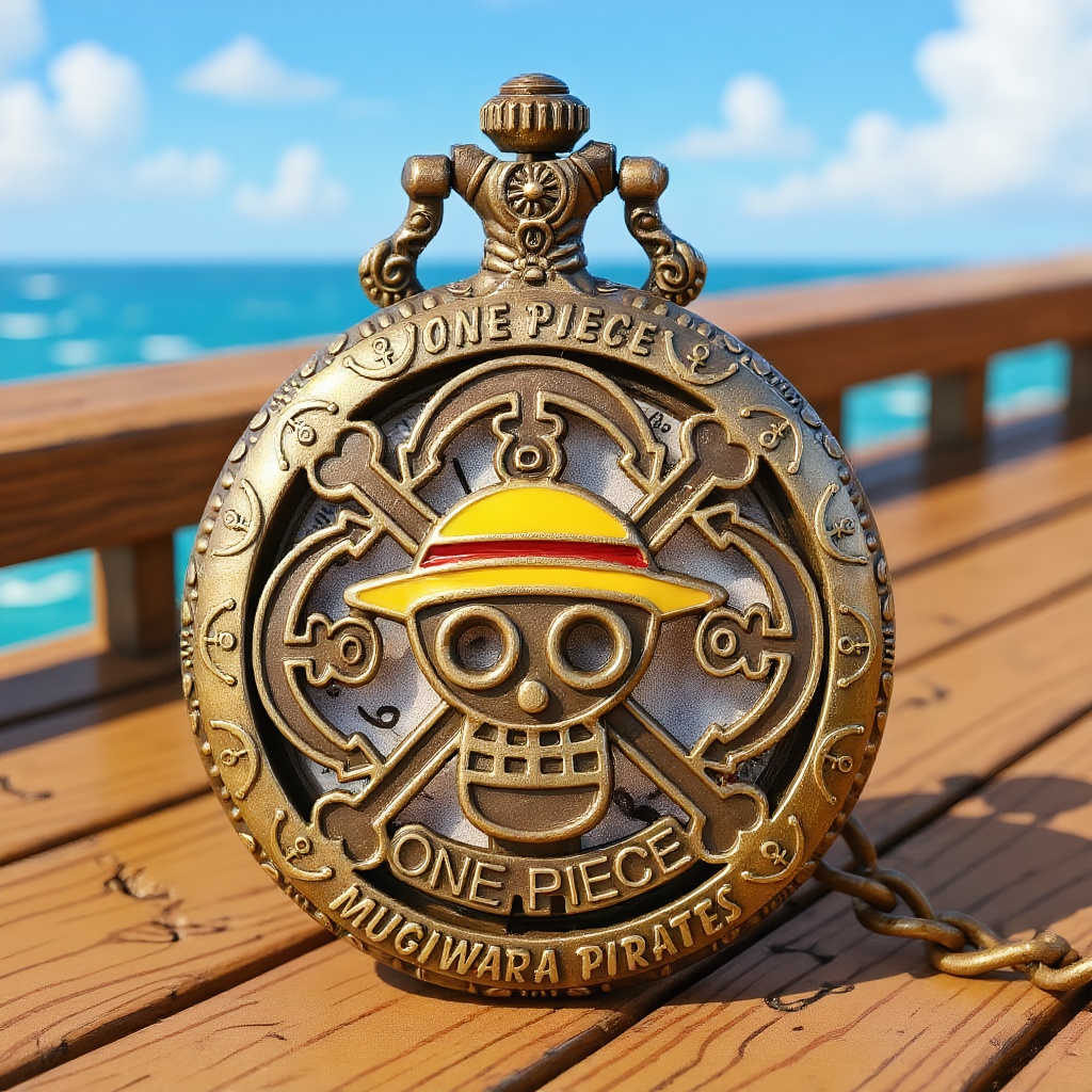 One Piece Anime Pocket Watch,  - Vintage Alarm Clock 评论和价格