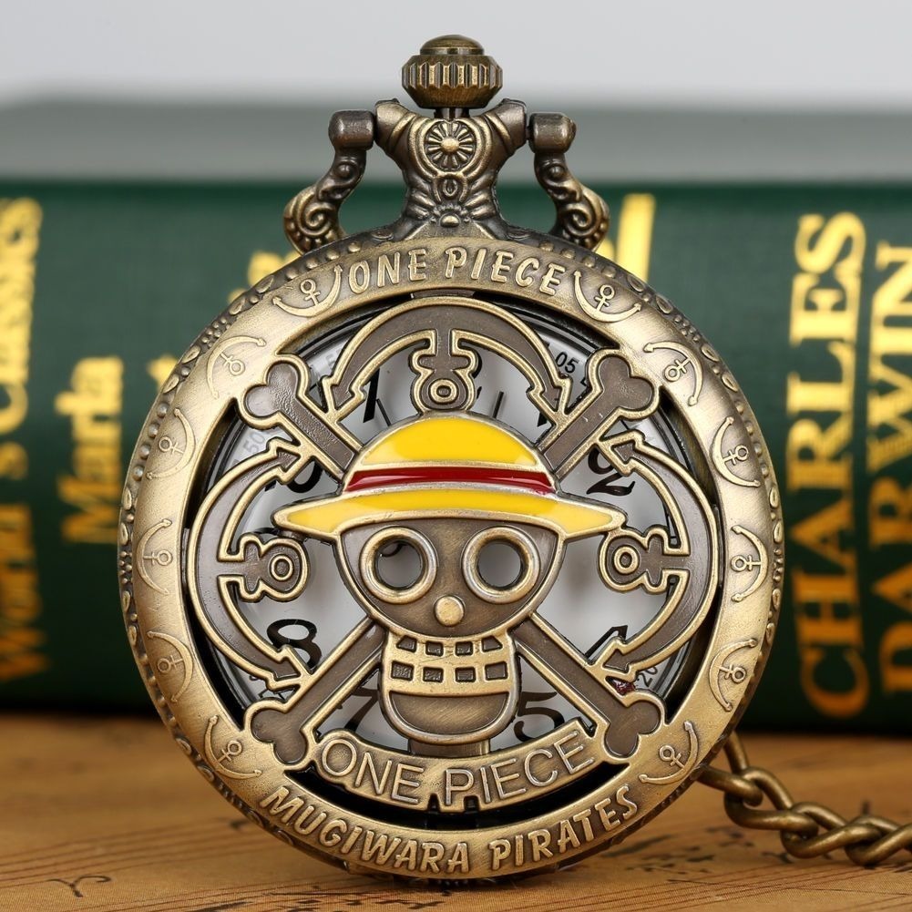 One Piece Anime Pocket Watch,  - Vintage Alarm Clock 评论和价格