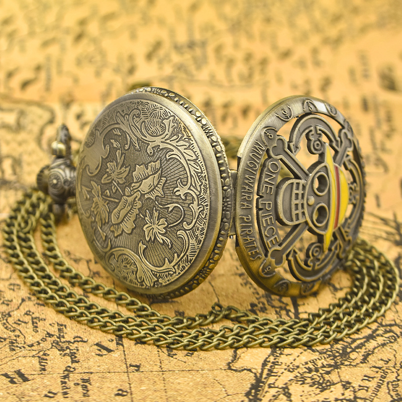 One Piece Anime Pocket Watch,  - Vintage Alarm Clock 评论和价格