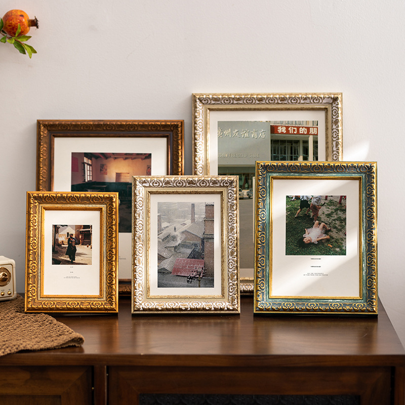 Picture Frame Hanging Wall 5-1 - Bamboo Photo Frame 评论和价格