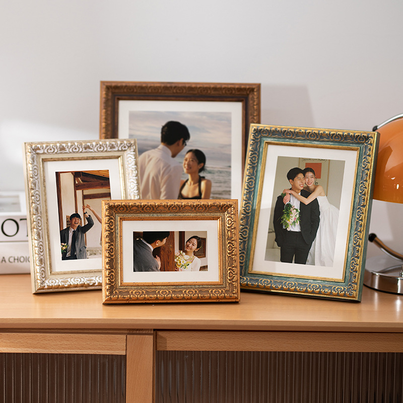 Picture Frame Hanging Wall 5-1 - Bamboo Photo Frame 评论和价格