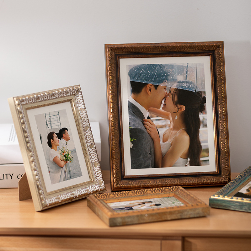 Picture Frame Hanging Wall 5-1 - Bamboo Photo Frame 评论和价格