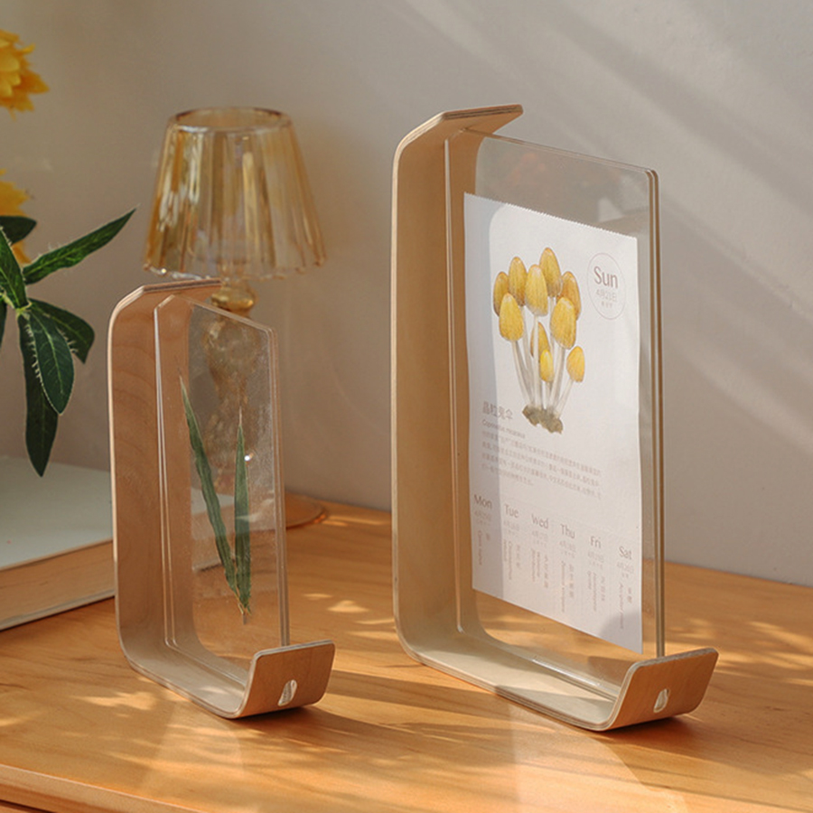Acrylic Wooden Photo Frame Her - Bamboo Photo Frame 评论和价格