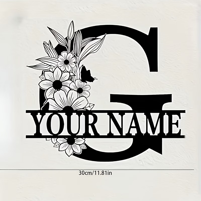 Custom Surname Metal Sign, Cou - Home Decor Outside 评论和价格
