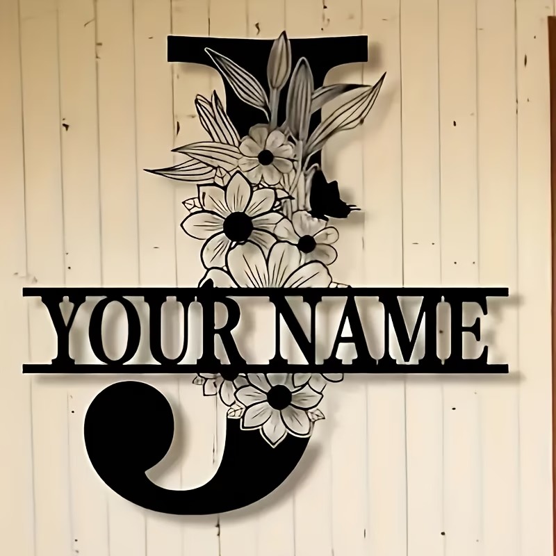 Custom Surname Metal Sign, Cou - Home Decor Outside 评论和价格