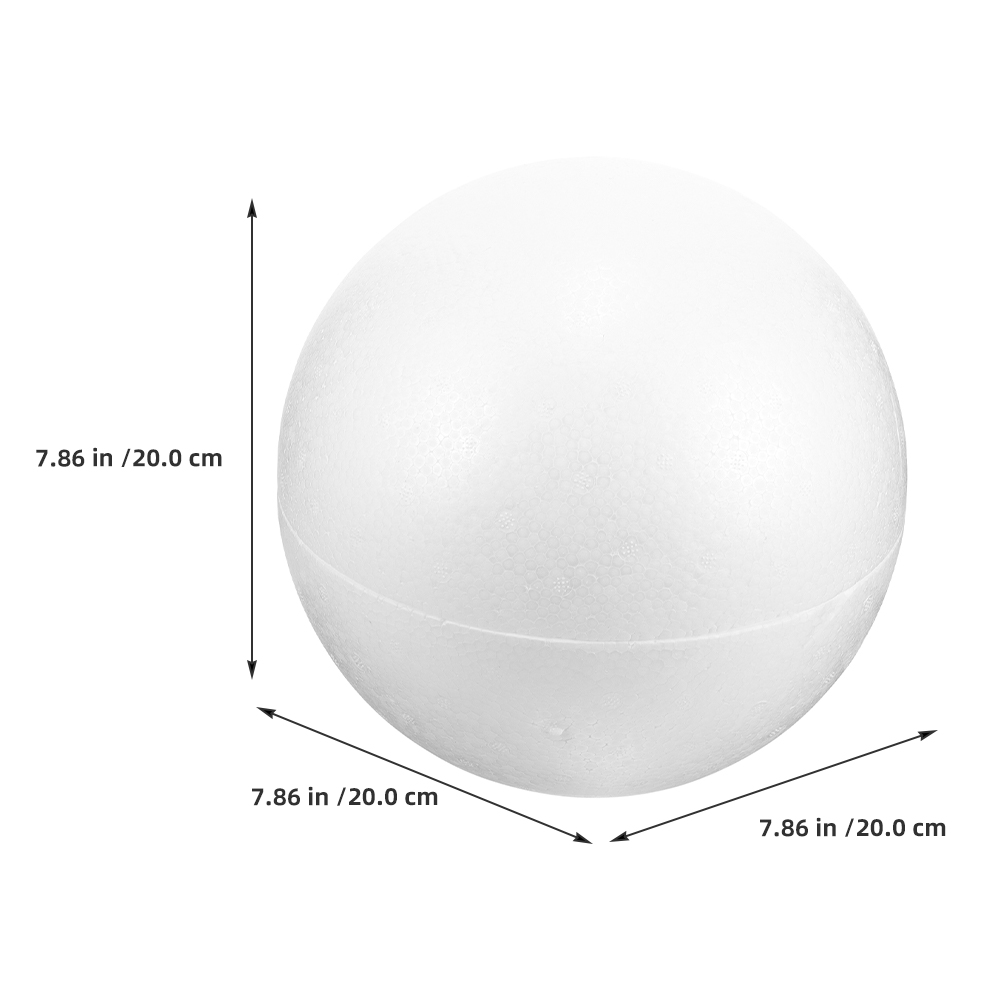 Foam 20cm White DIY Wedding De - Home Decor Handicraft 评论和价格