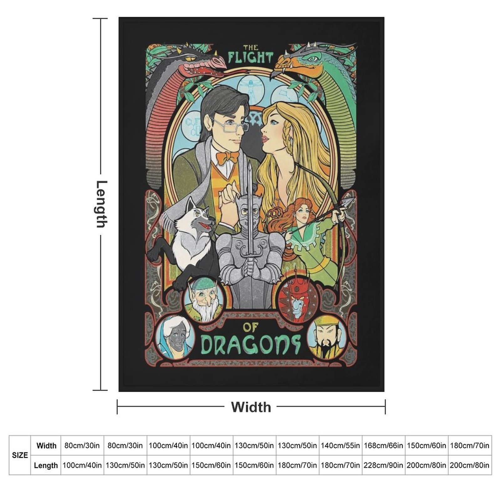 Flight of Dragons Essential T- - Home Decor Png 评论和价格
