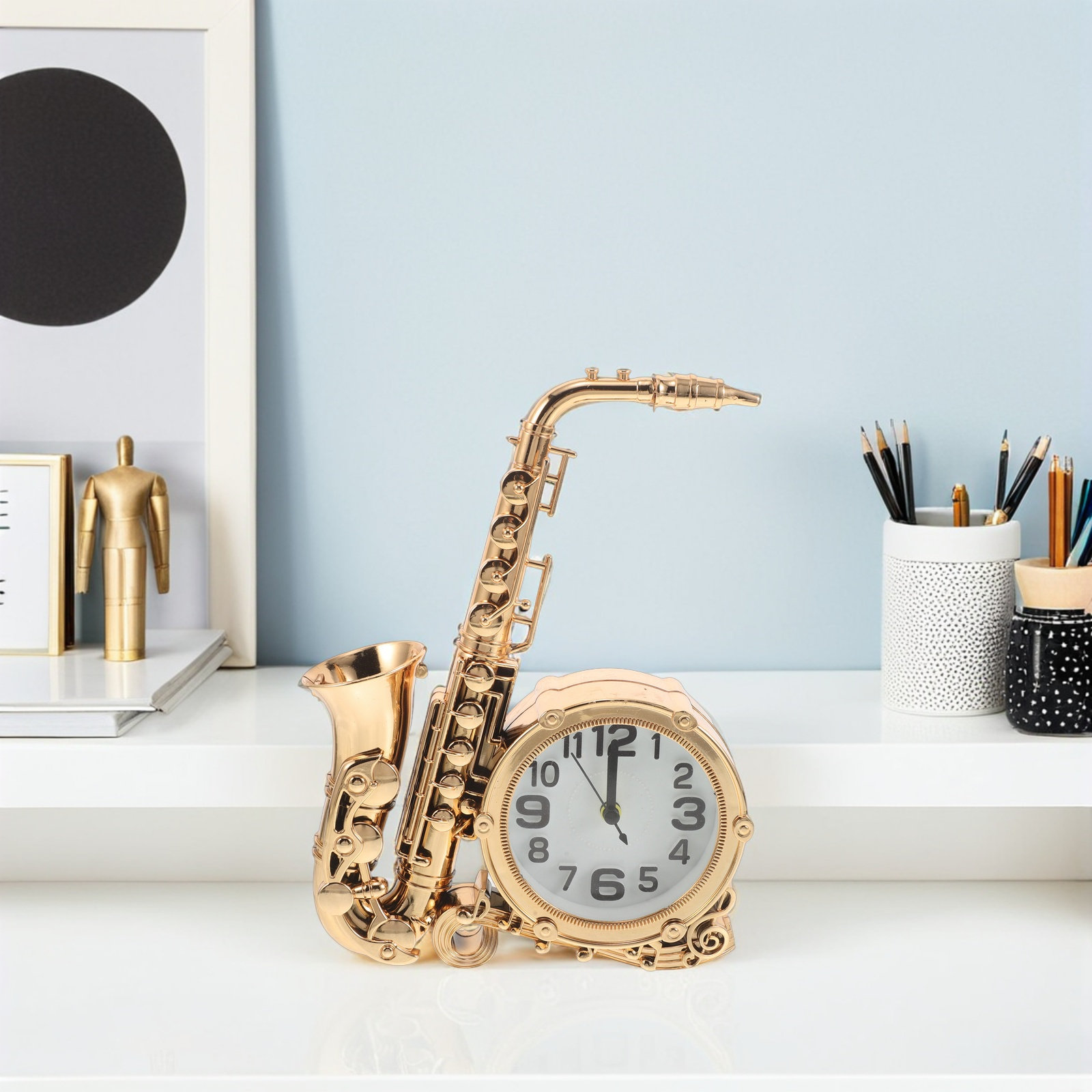 Vintage Saxophone Alarm Clock  - Vintage Alarm Clock 评论和价格