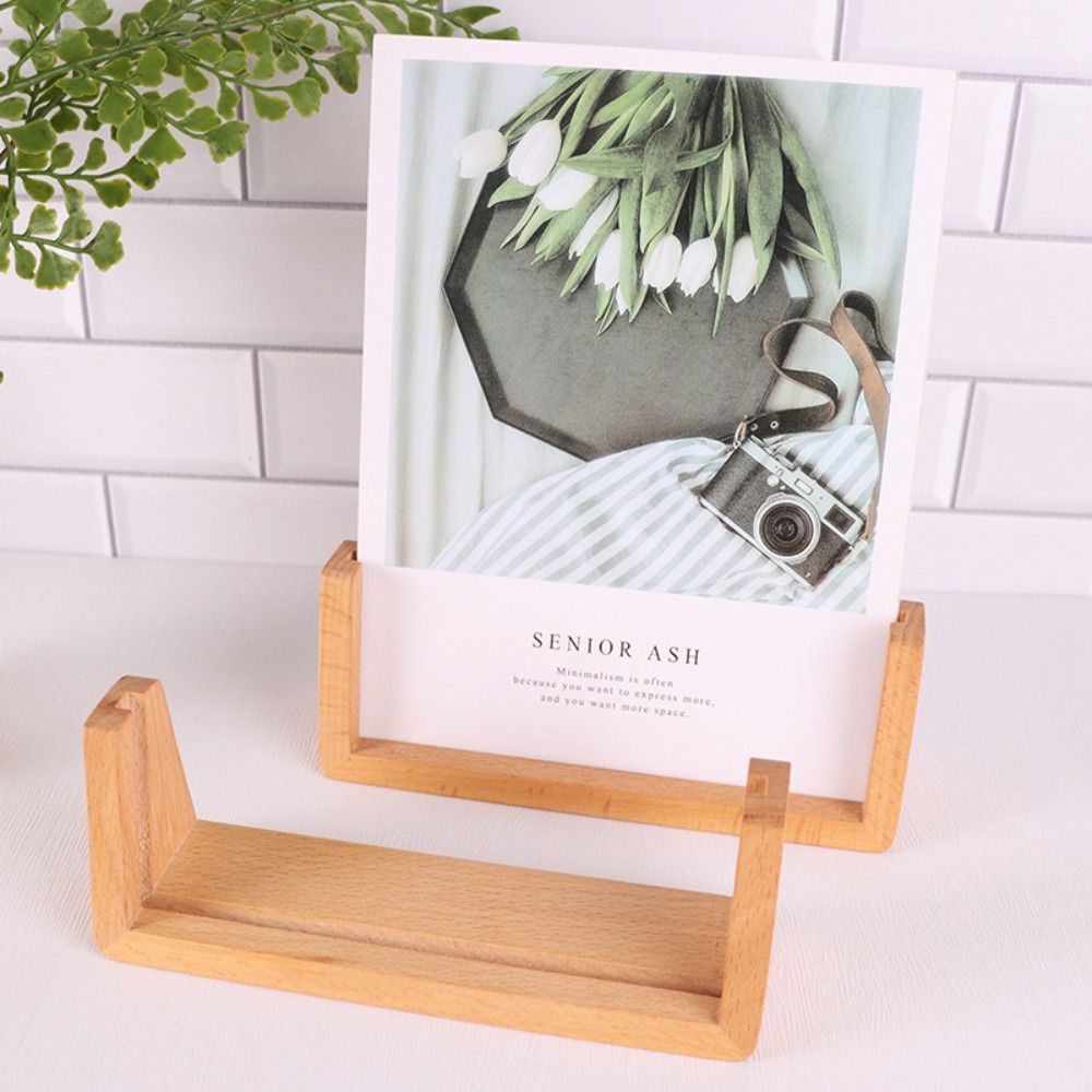 Warm Light Wooden Lighted Base - Bamboo Photo Frame 评论和价格