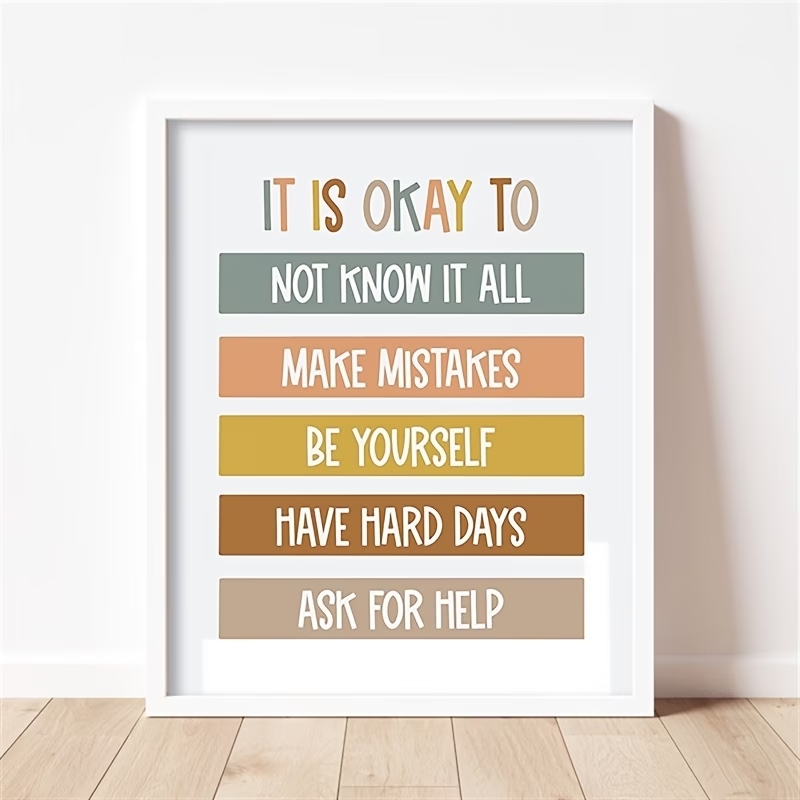 Modern Bohemian Classroom Educ - Home Decor Quotes 评论和价格