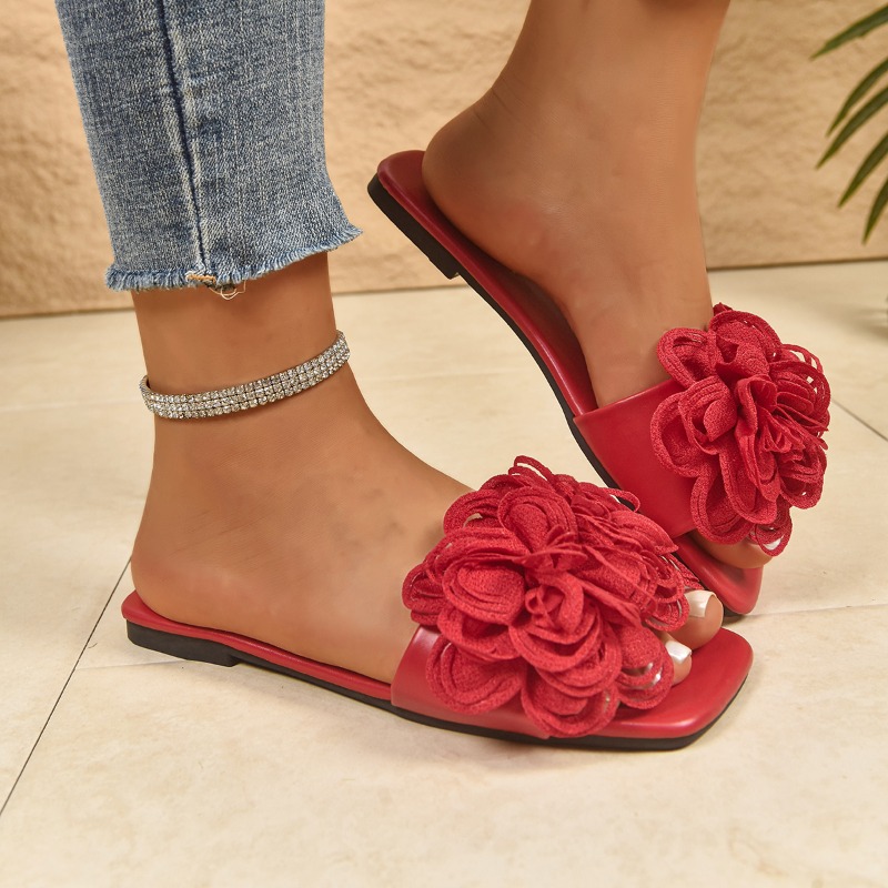New Summer Women's Square-toe  - Home Decor Outside 评论和价格