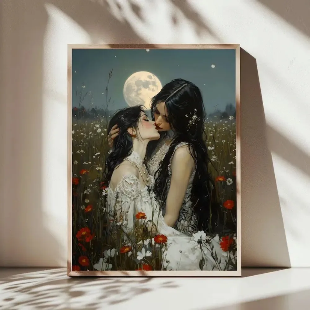 Victorian Lesbian Gothic Poste - Home Decor Gothic 评论和价格