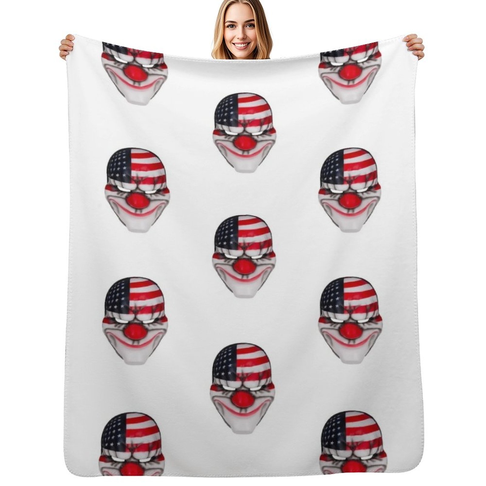 Dallas Mask Throw Blanket Deco - Home Decor Dallas 评论和价格