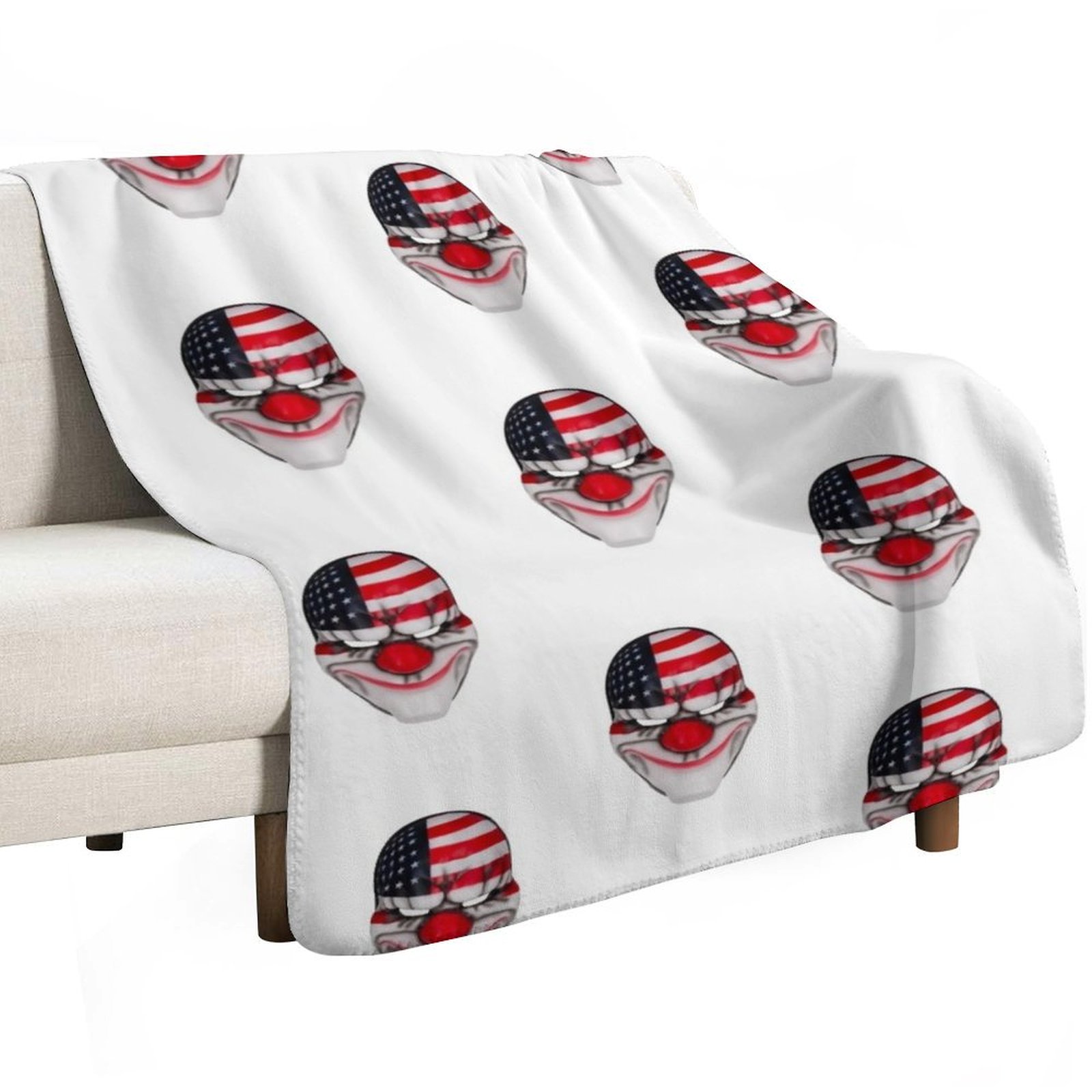Dallas Mask Throw Blanket Deco - Home Decor Dallas 评论和价格