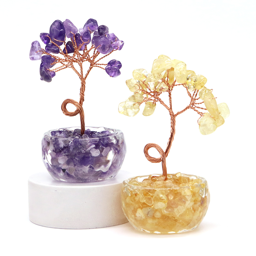 Natural Gemstone Crystal Lucky - Home Decor Reviews 评论和价格