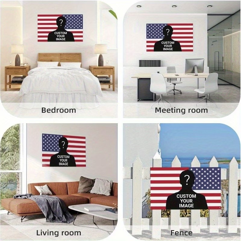 Custom USA PINK Flag Banner Pr - Home Decor Png 评论和价格