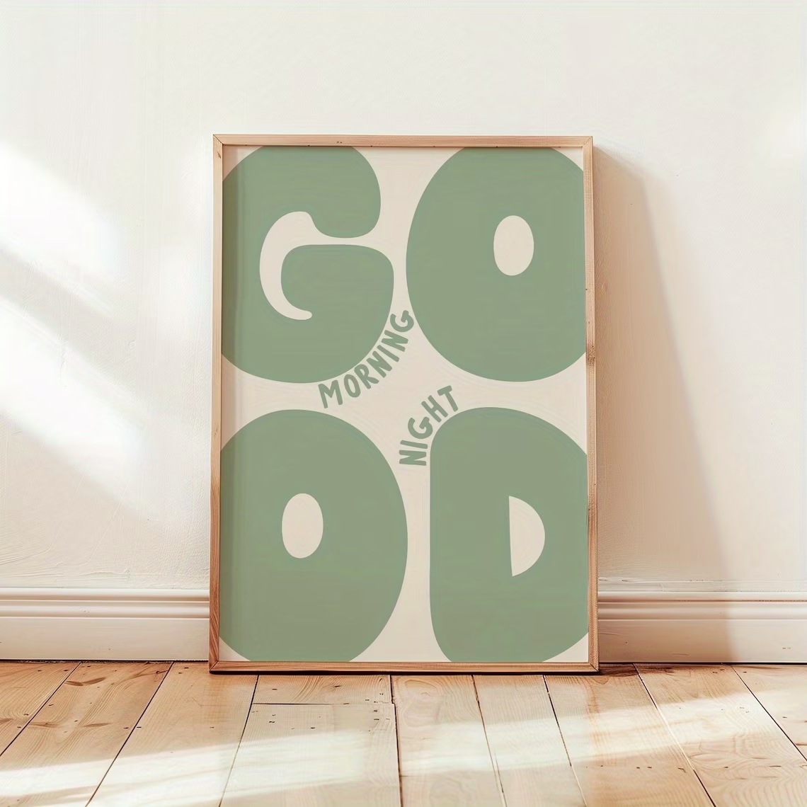 Modern Green Good Morning Good - Home Decor Reviews 评论和价格