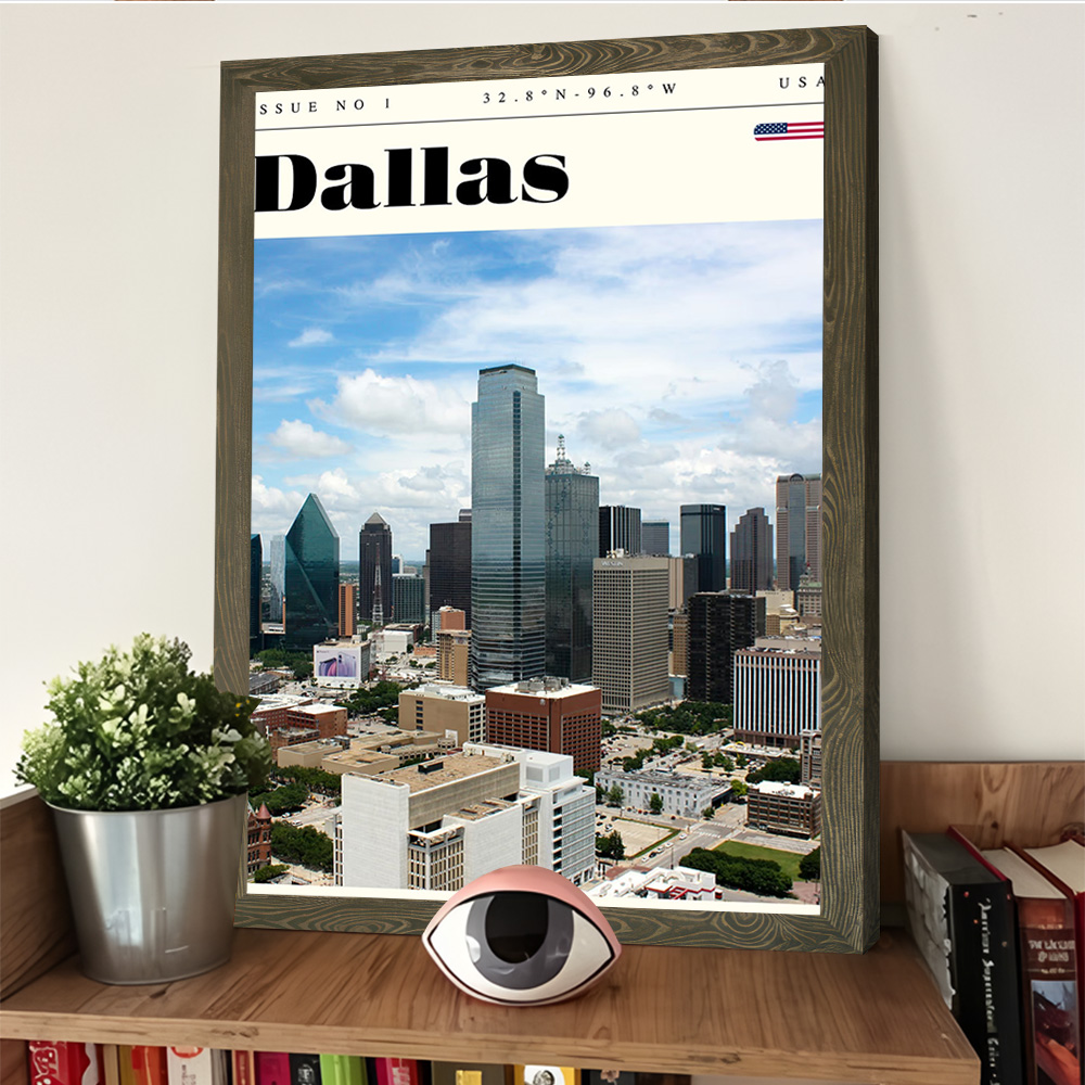 Dallas Texas Travel Printing P - Home Decor Dallas 评论和价格