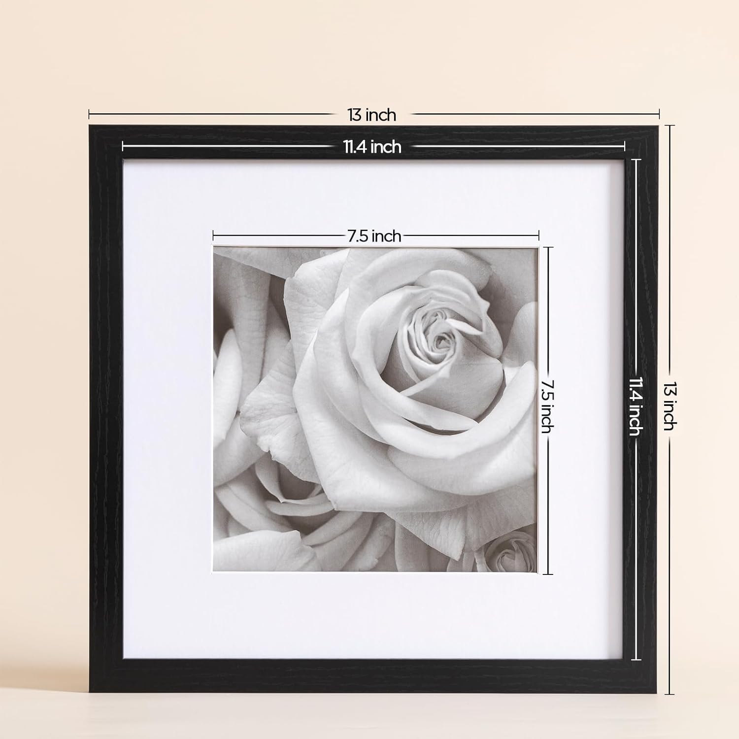 12x12 Picture Frames Set of 9  - Bamboo Photo Frame 评论和价格