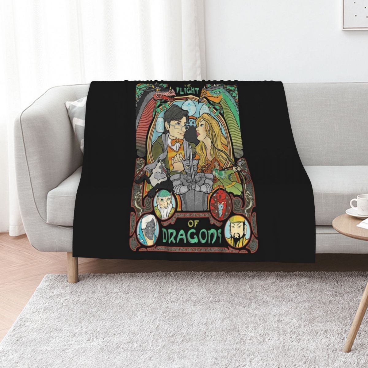 Flight of Dragons Essential T- - Home Decor Png 评论和价格