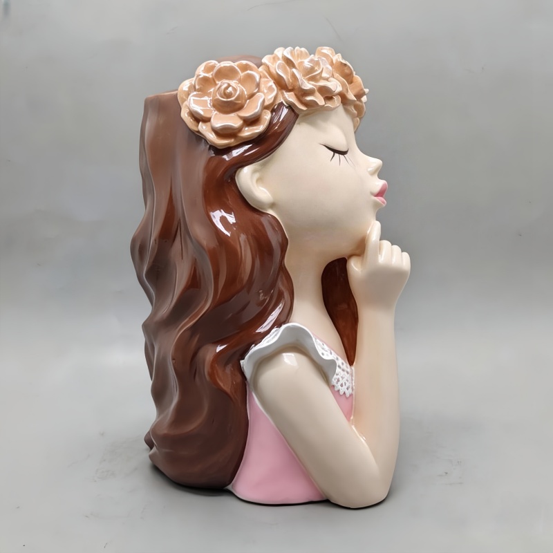 Large Fairy Girl Flower Pot Si - Succulent Planter Pot 评论和价格