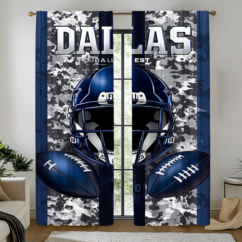 Dallas Football Door Curtains  - Home Decor Dallas 评论和价格