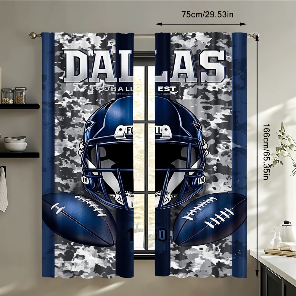 Dallas Football Door Curtains  - Home Decor Dallas 评论和价格