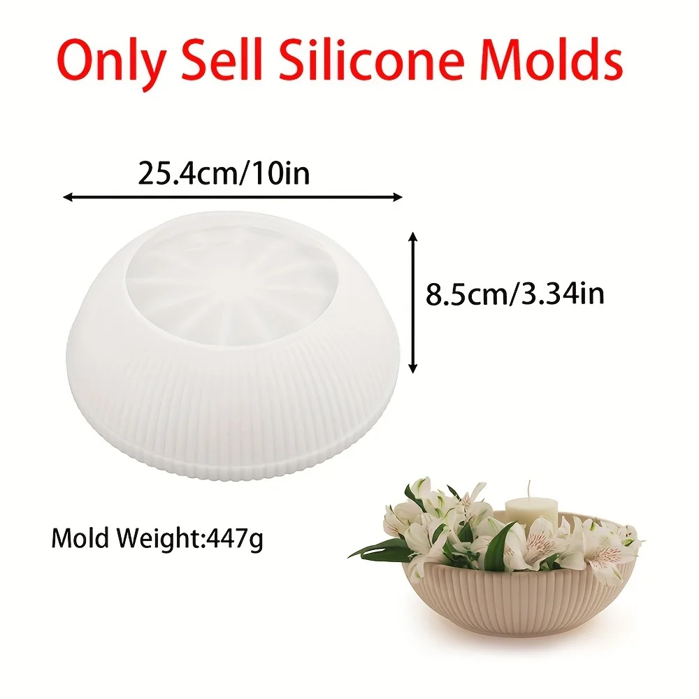 1 Ring Silicone Mould for Epox - Succulent Planter Pot 评论和价格