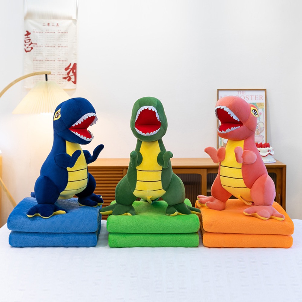 Cartoon 2-in-1 Pillow Blanket  - Decorative Throw Pillow 评论和价格