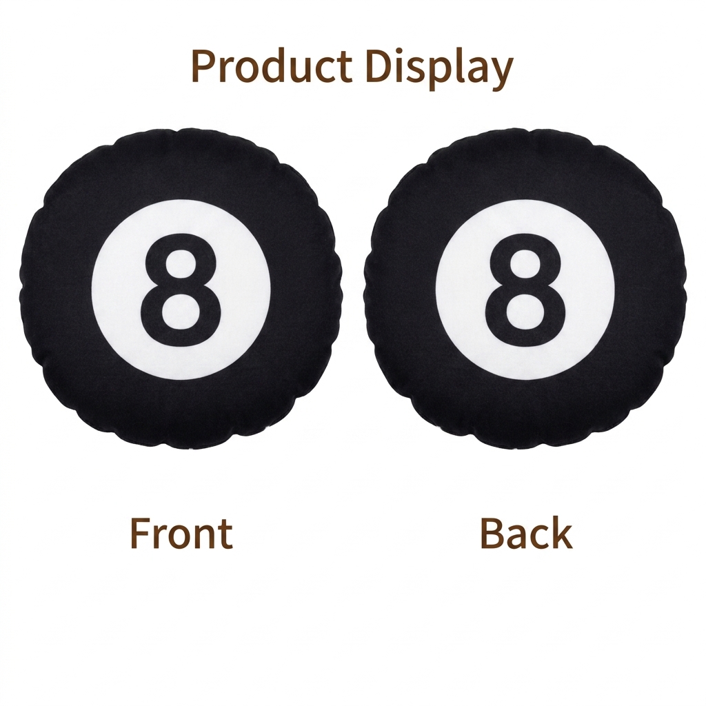 billiards 8 Ball.png Plush Pil - Home Decor Png 评论和价格