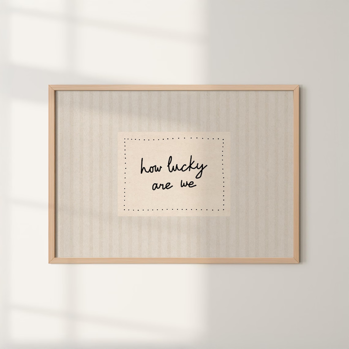 Modern,Minimalist How Lucky Ar - Home Decor Quotes 评论和价格