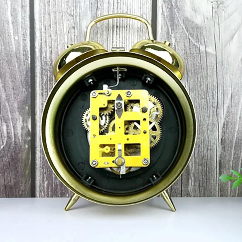Metal Mechanical Alarm Clock C - Vintage Alarm Clock 评论和价格