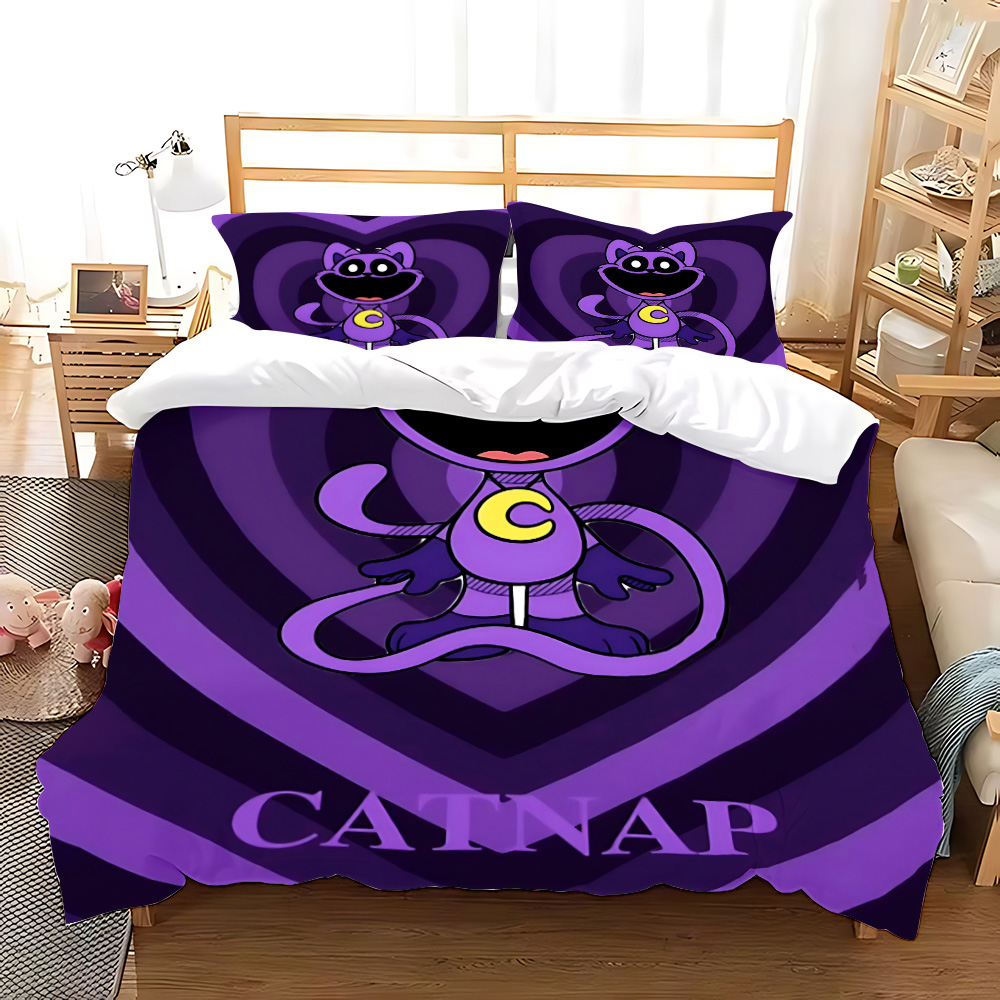 3d Print Game CatNap X DogDay  - Decorative Throw Pillow 评论和价格