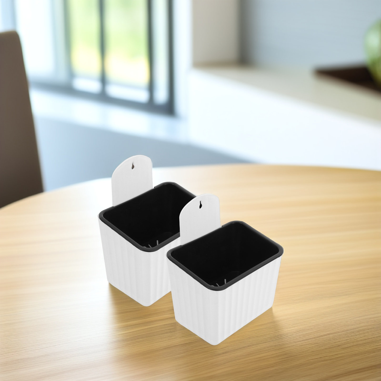 2Pcs Wall Mount Flower Pots Se - Succulent Planter Pot 评论和价格