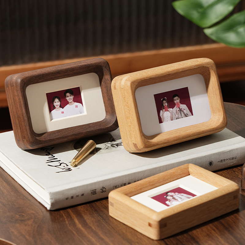 3 '4' ID Photo Frame Magnetic  - Bamboo Photo Frame 评论和价格
