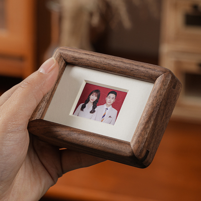 3 '4' ID Photo Frame Magnetic  - Bamboo Photo Frame 评论和价格